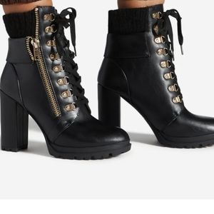 Black Block heel bootie